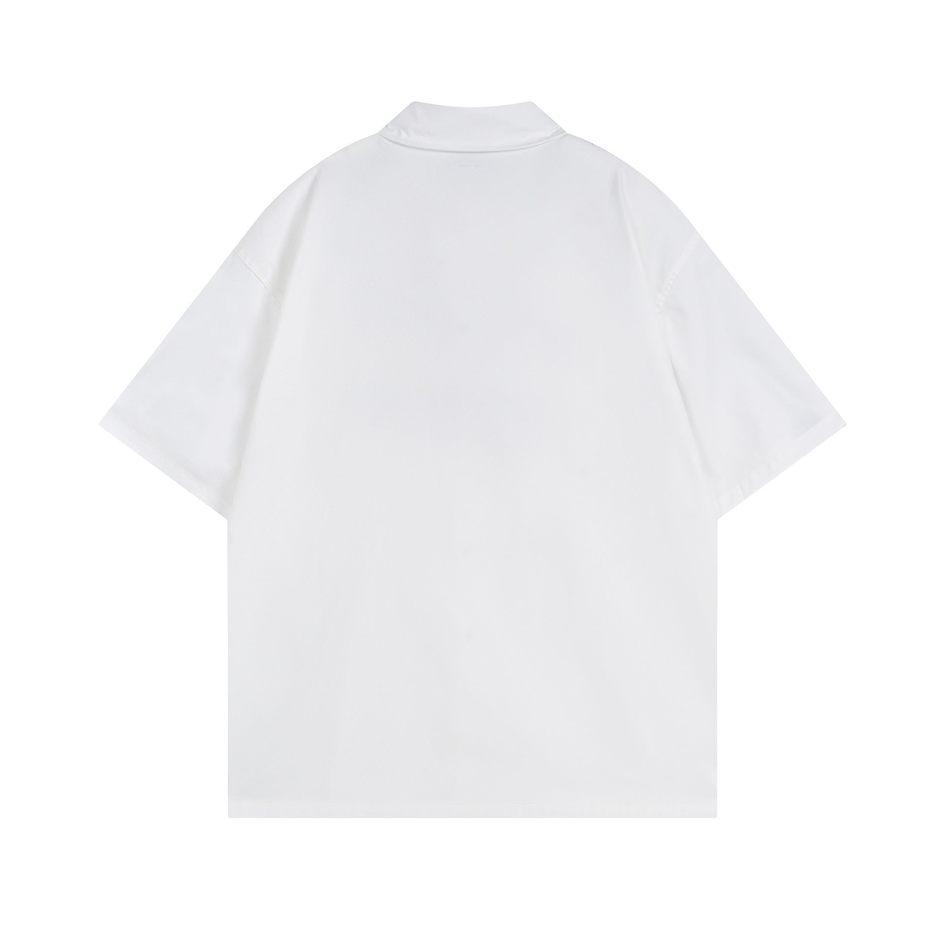 American street color block shirt