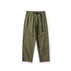 Solid color retro casual pants