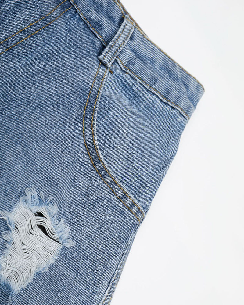 Retro ripped star jeans