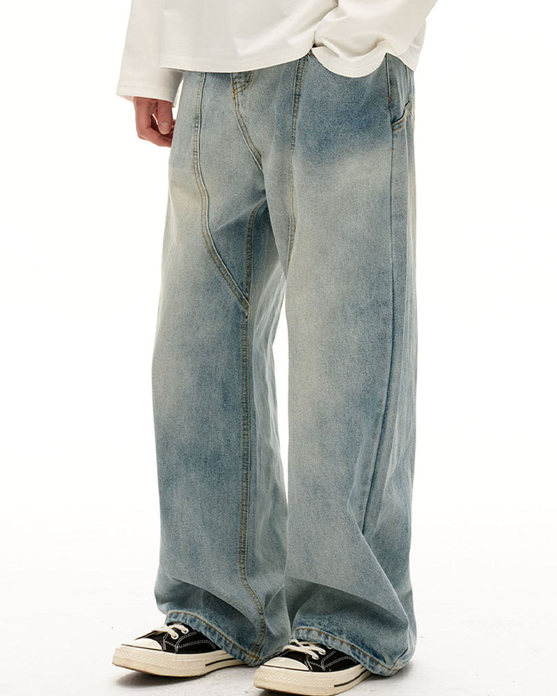 Straight-leg casual trousers