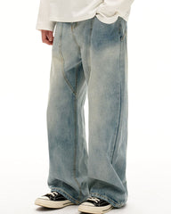 Straight-leg casual trousers