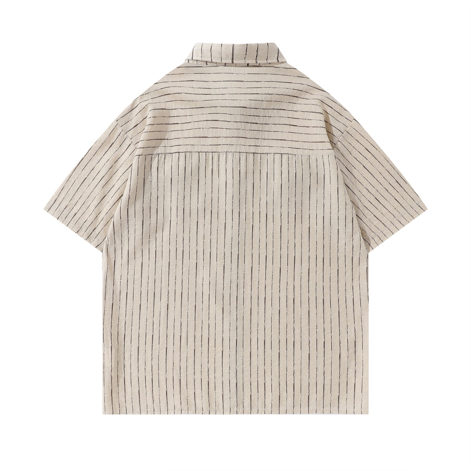 Vintage Striped Short Sleeve Shirt