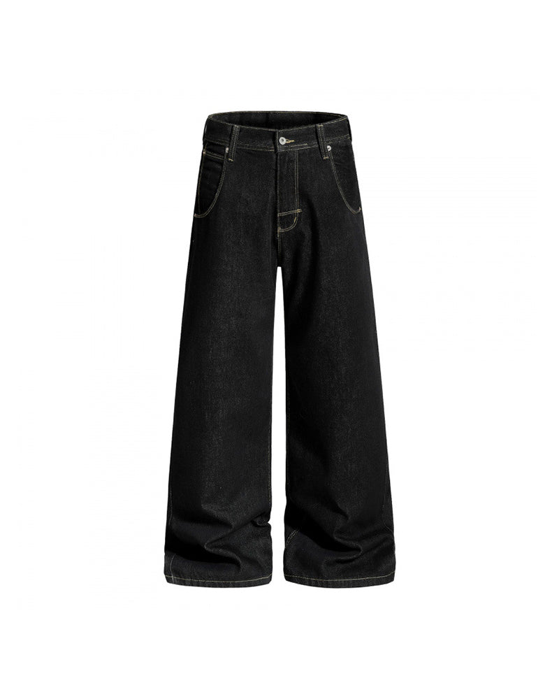 Loose-fitting casual jeans