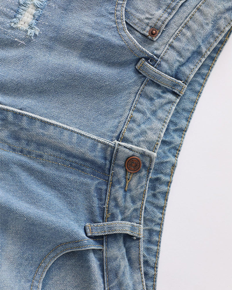 Ripped casual all-match jeans