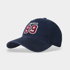 Color block embroidered baseball cap