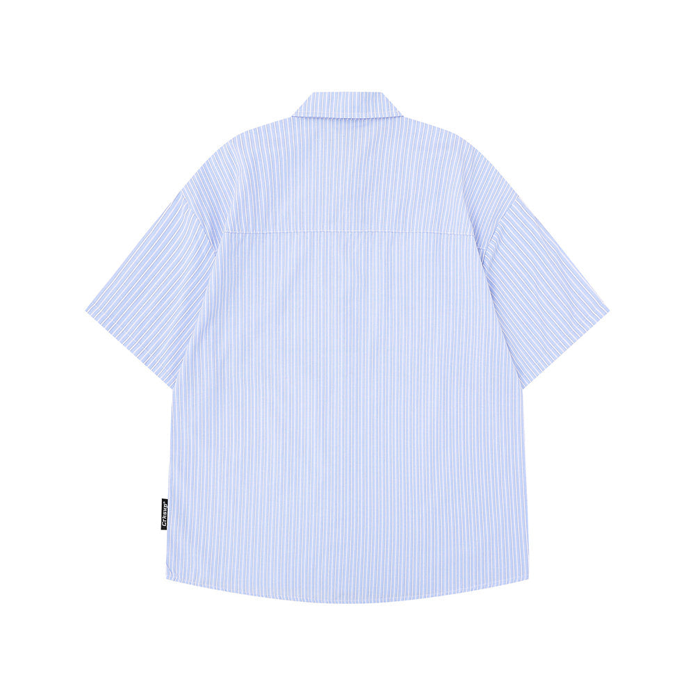 Cartoon puppy short-sleeved shirt
