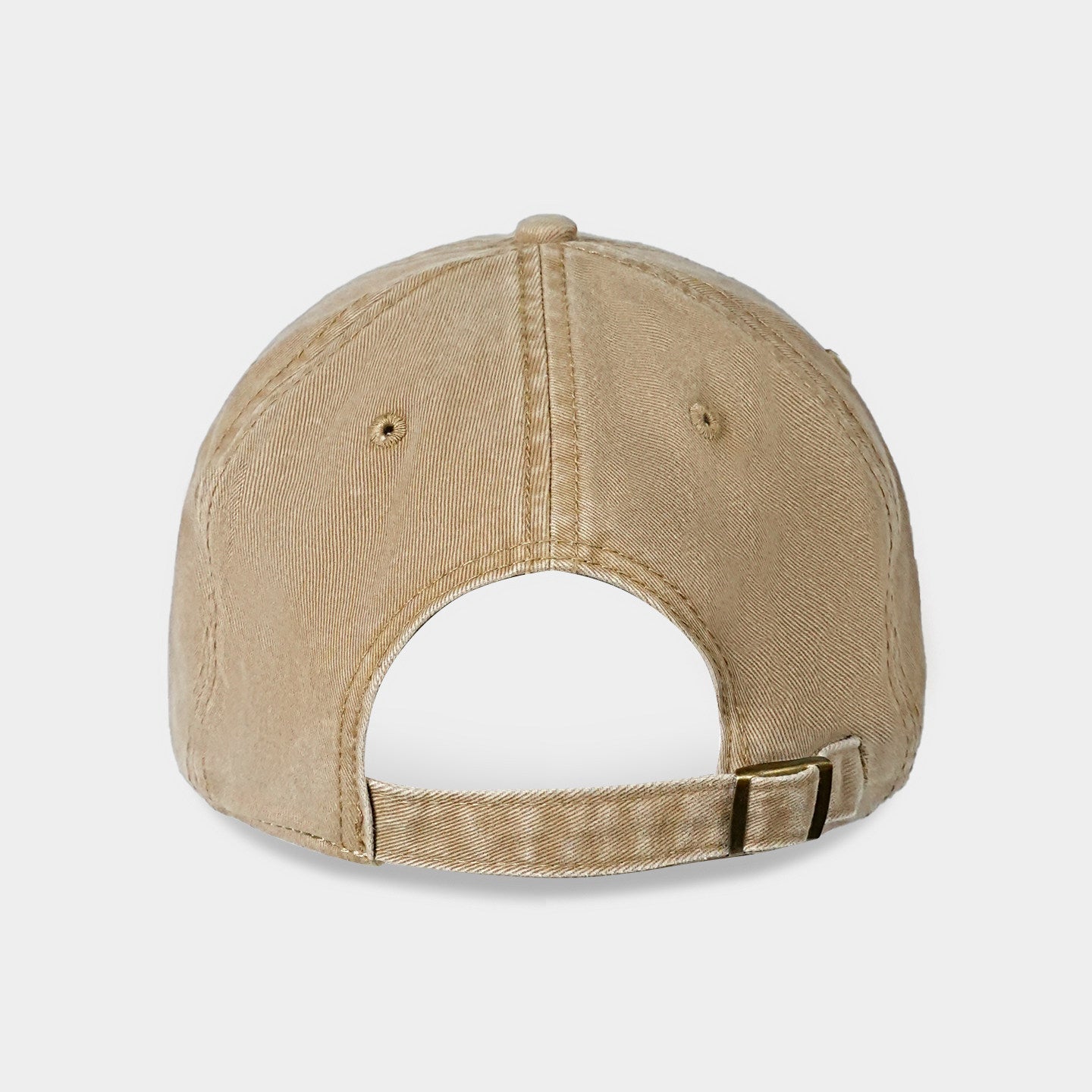 Distressed embroidered baseball cap