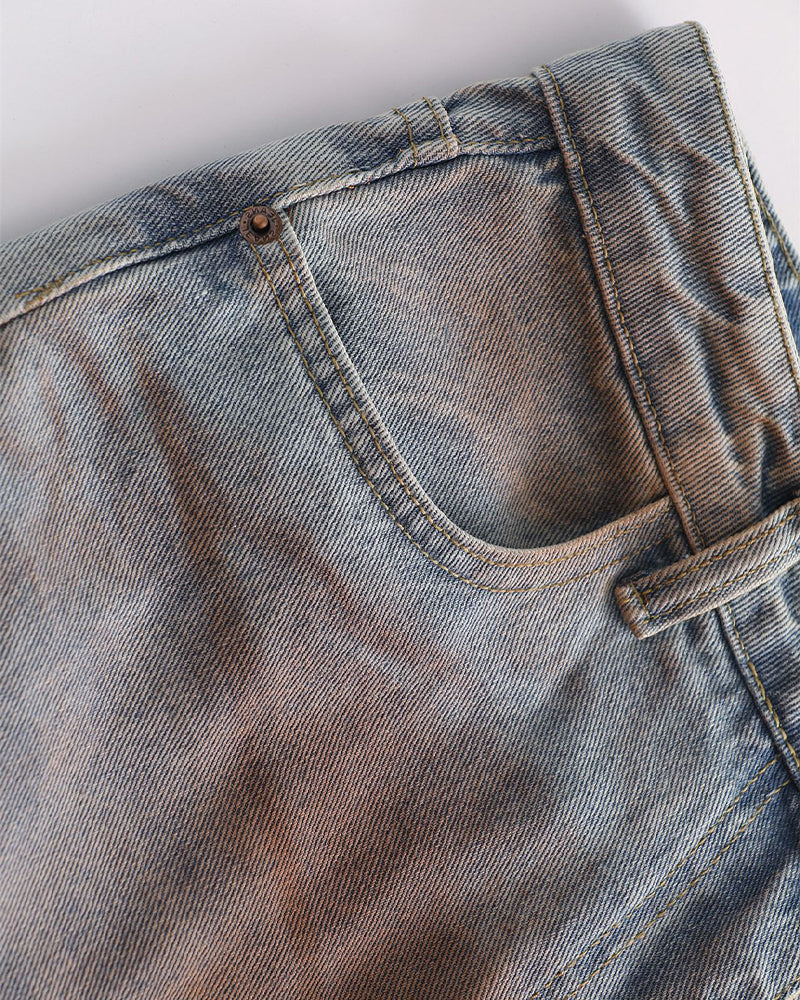 Vintage distressed jeans