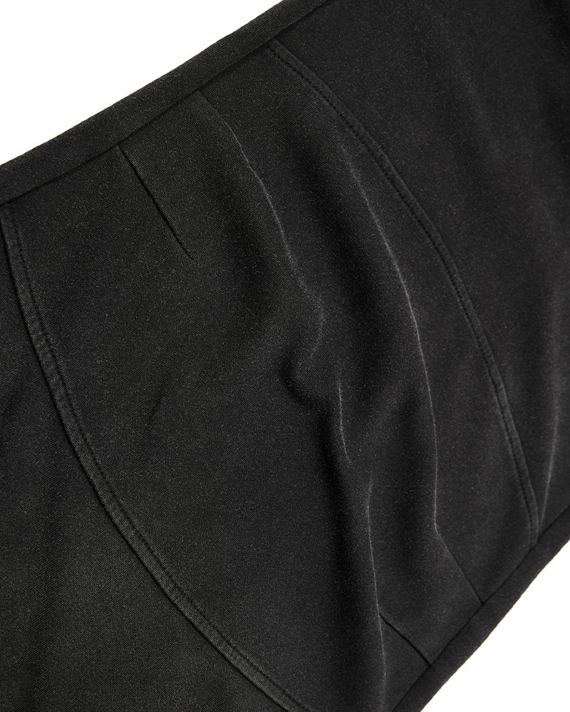 Retro curved trousers