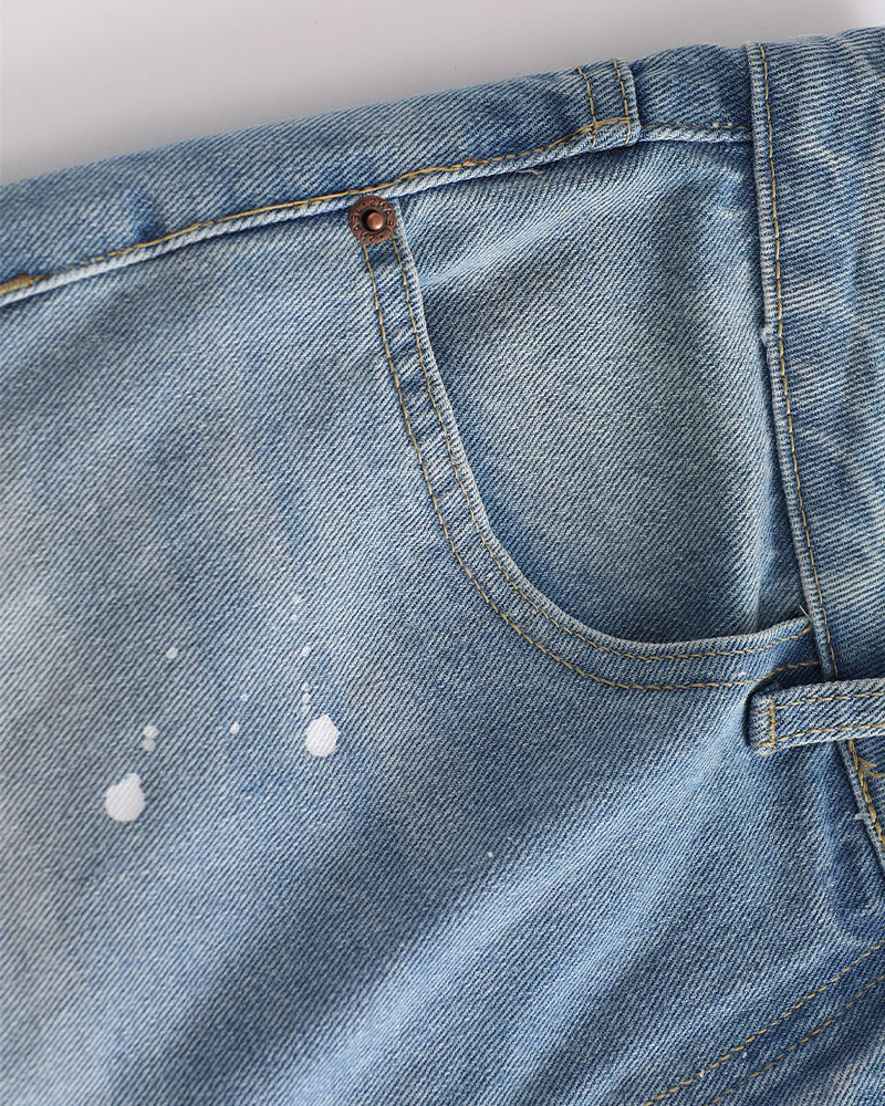 Ripped casual all-match jeans
