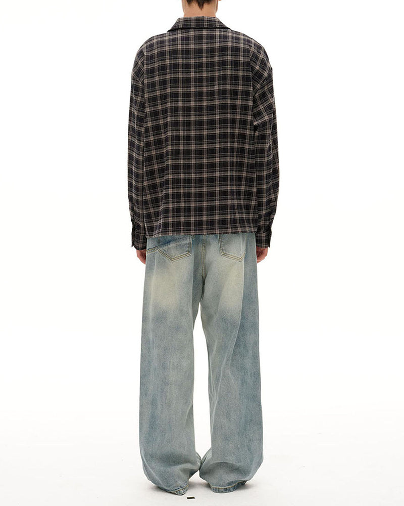 Straight-leg casual trousers