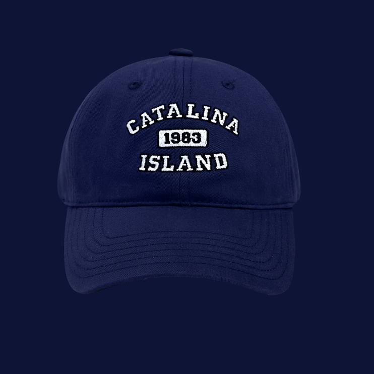 Retro workwear embroidered versatile baseball cap