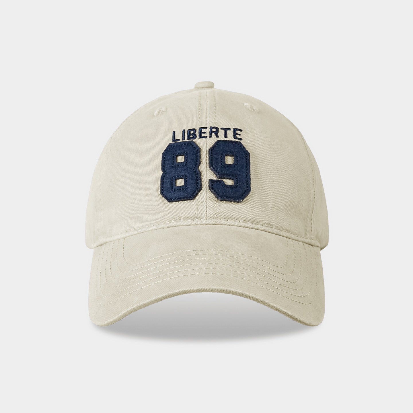 Color block embroidered baseball cap