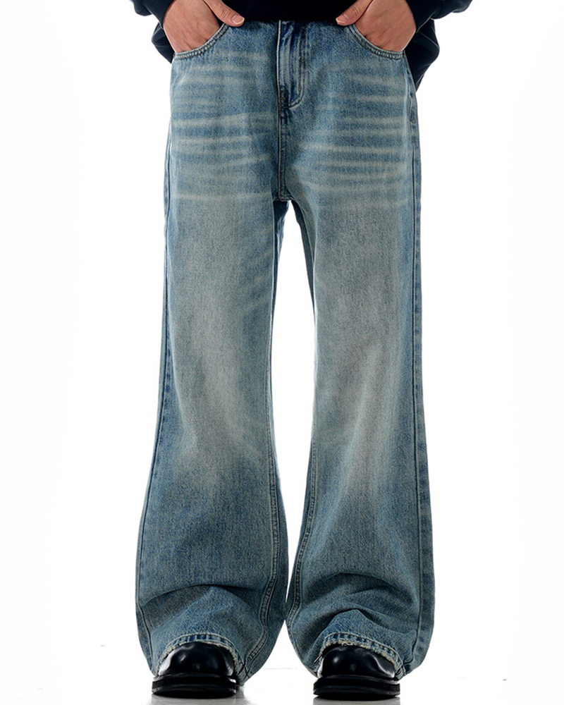 Retro casual trousers