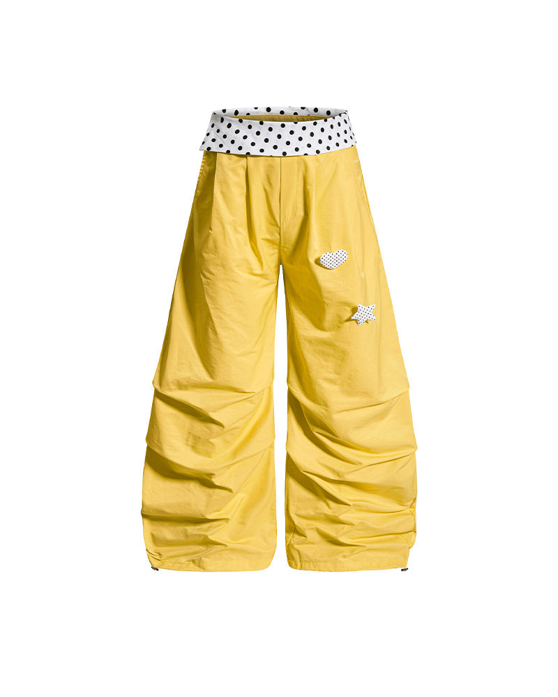 Retro polka dot trousers