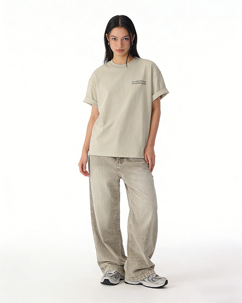 Ombre Straight-Leg Casual Pants