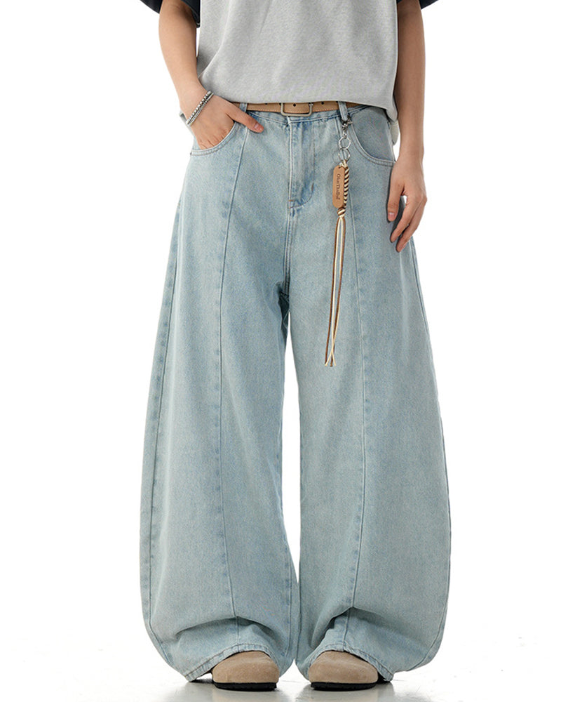Simple casual trousers