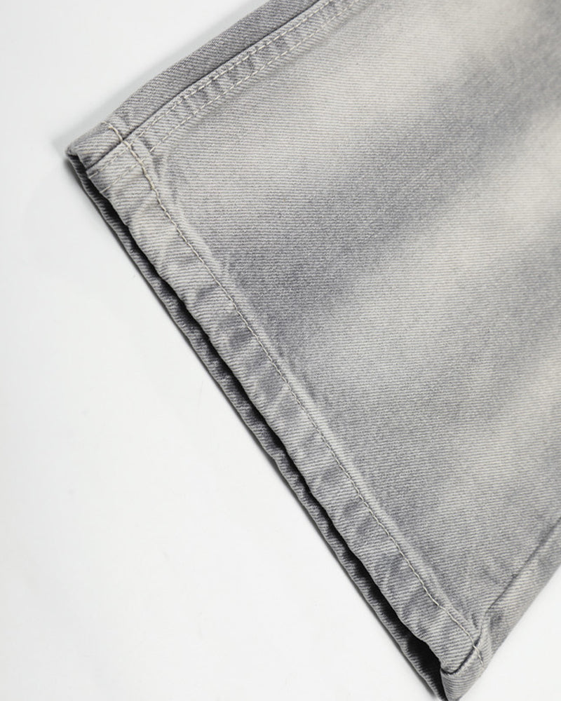 Washed gradient jeans