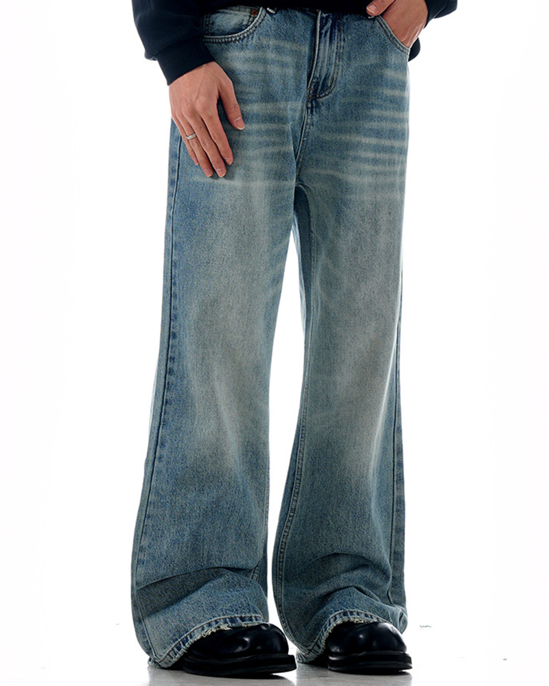 Retro casual trousers