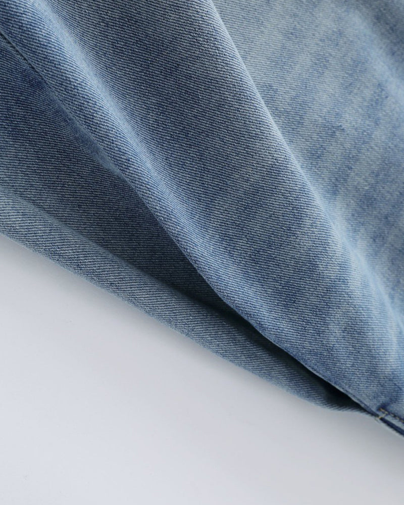 Washed gradient jeans
