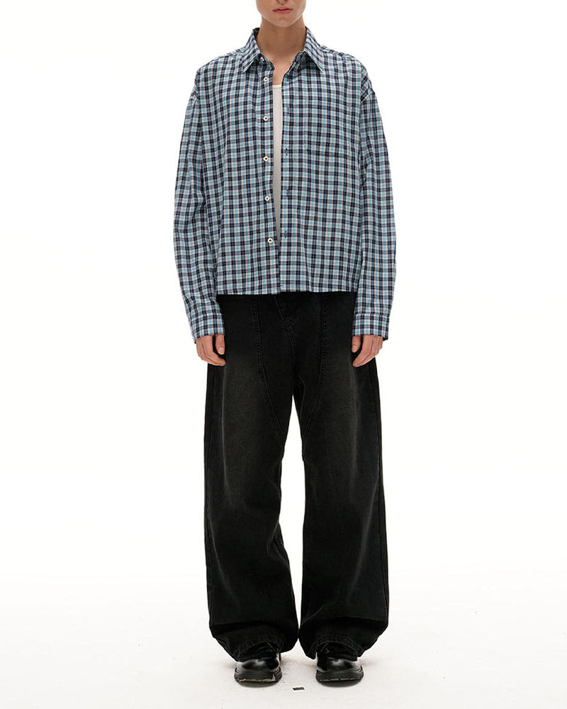 Straight-leg casual trousers
