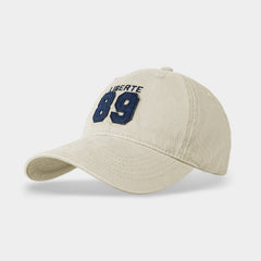 Color block embroidered baseball cap