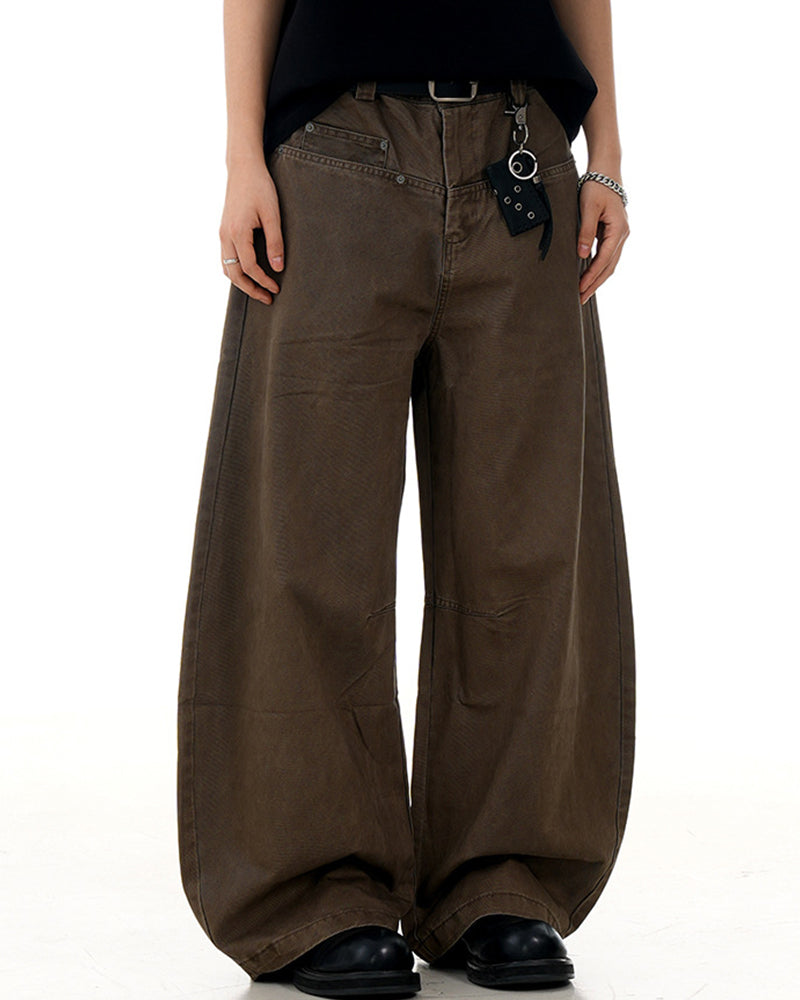 Casual distressed trousers