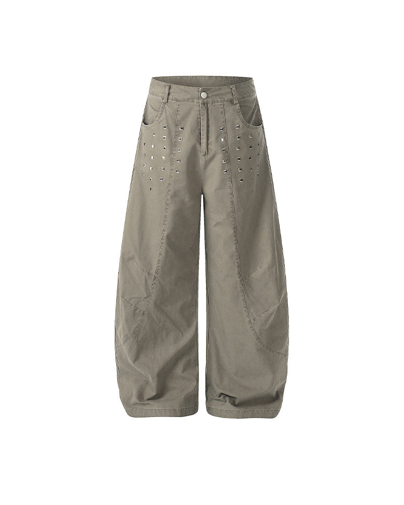 Retro casual trousers