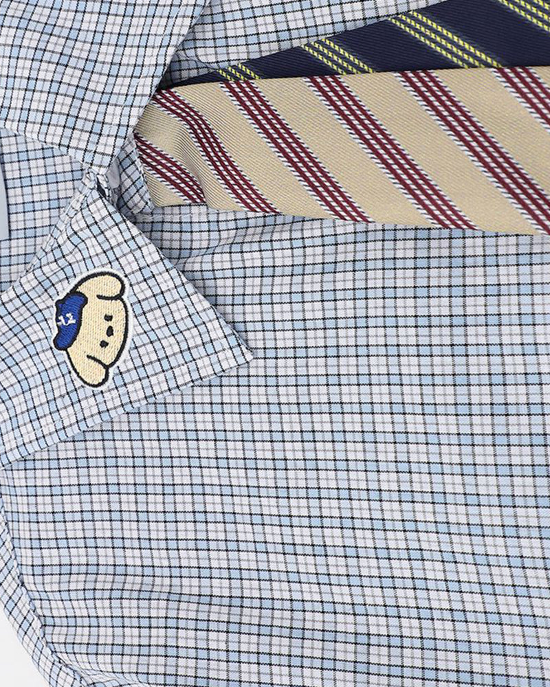 Retro cartoon short-sleeved shirt