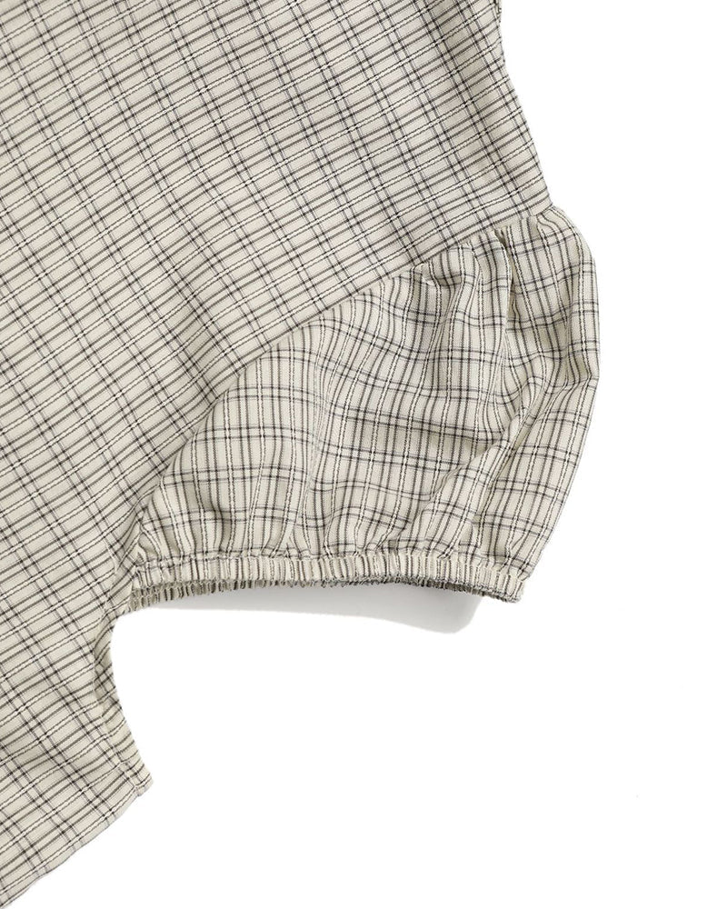 Plaid short-sleeved shirt (women's)