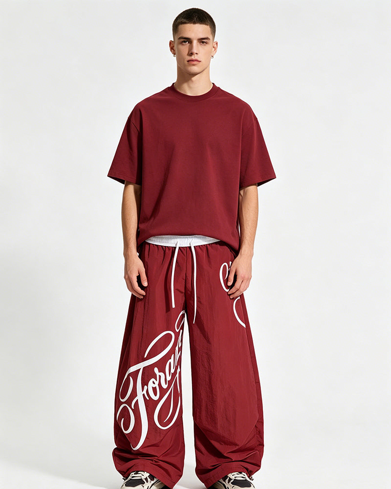 Retro casual trousers