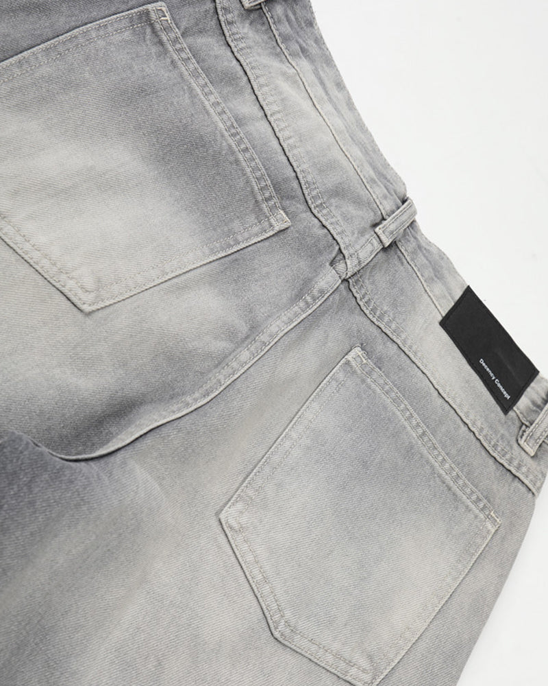 Washed gradient jeans