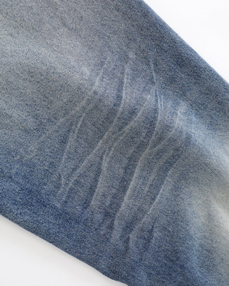 Gradient wide-leg jeans