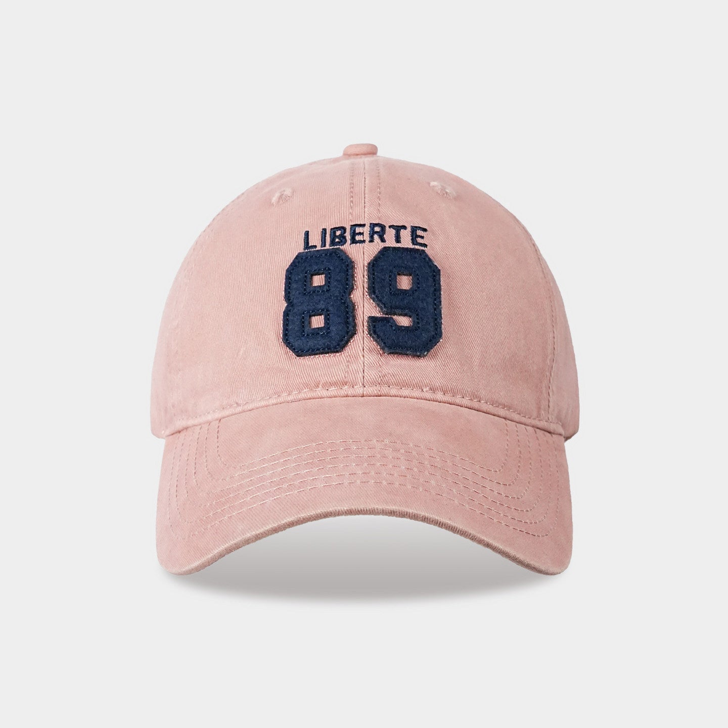 Color block embroidered baseball cap