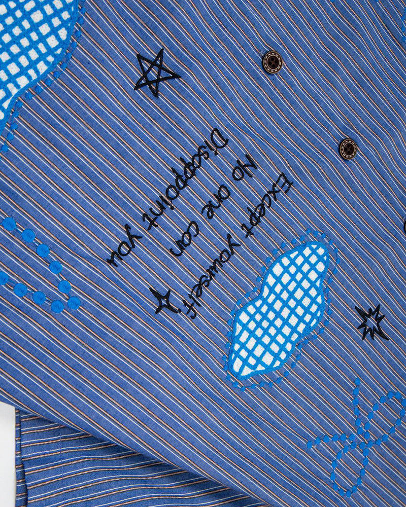 Vintage Embroidered Short Sleeve Shirt