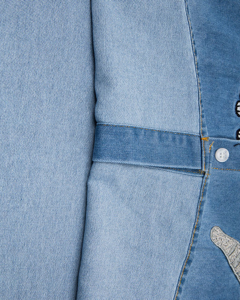 Vintage Embroidered Short Sleeve Shirt