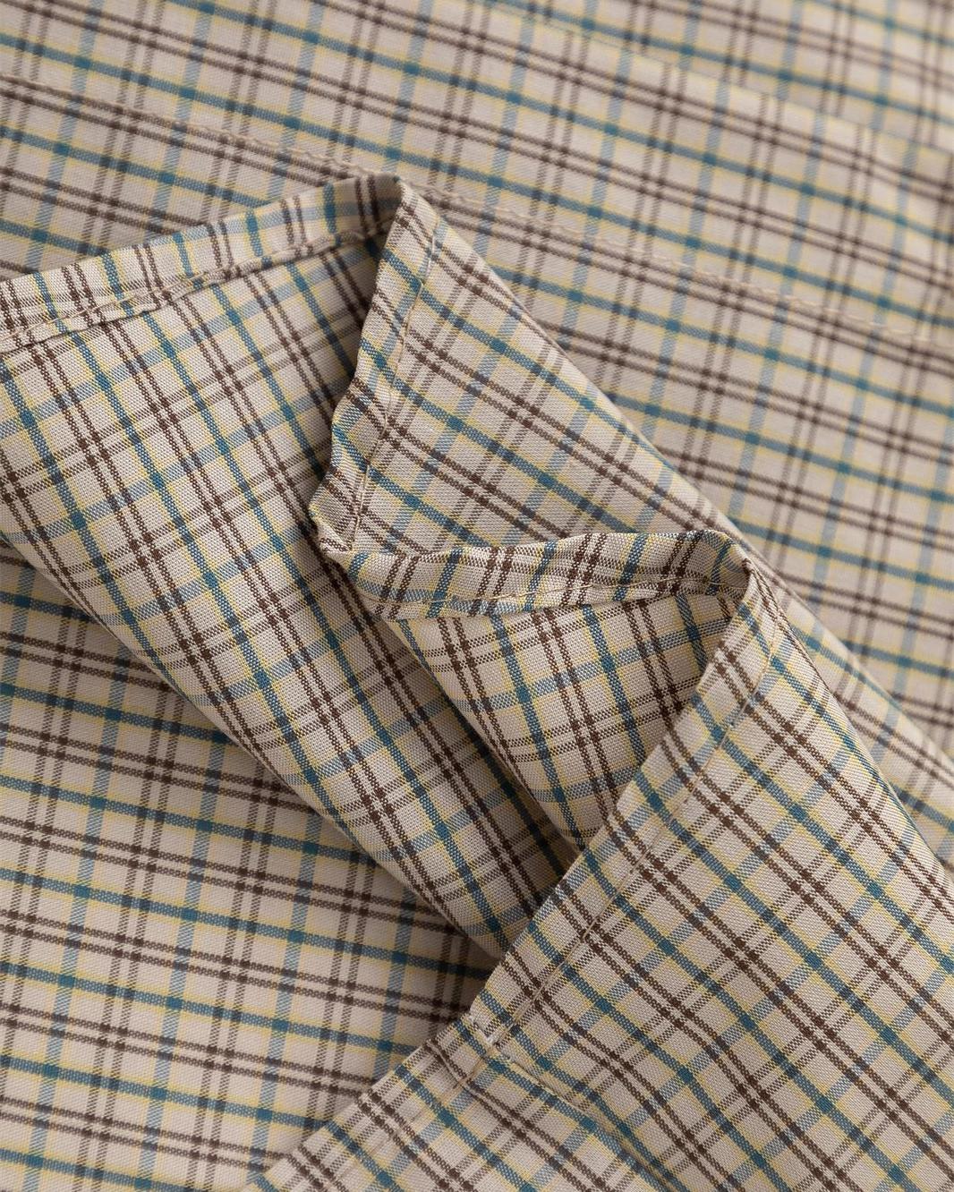 vintage plaid short sleeve shirt