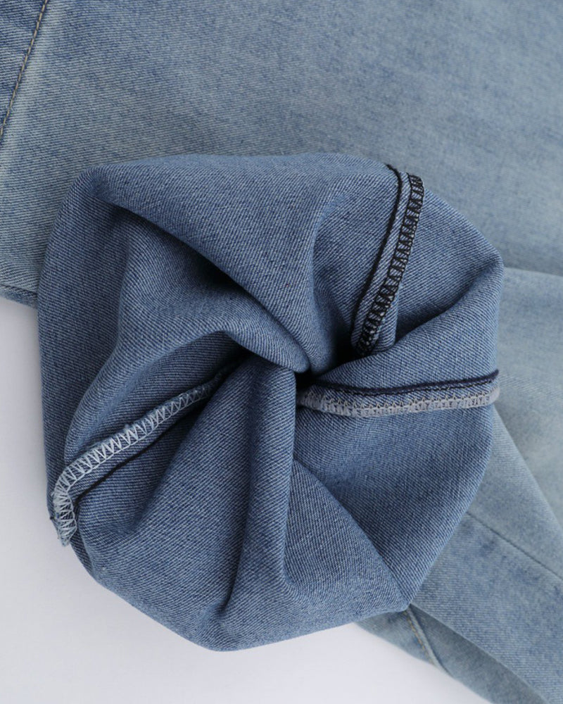 Washed gradient jeans