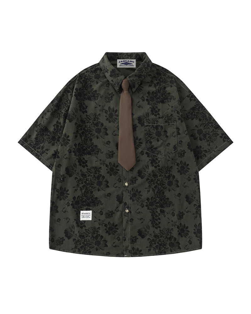 Retro Couple Short-Sleeve Shirts