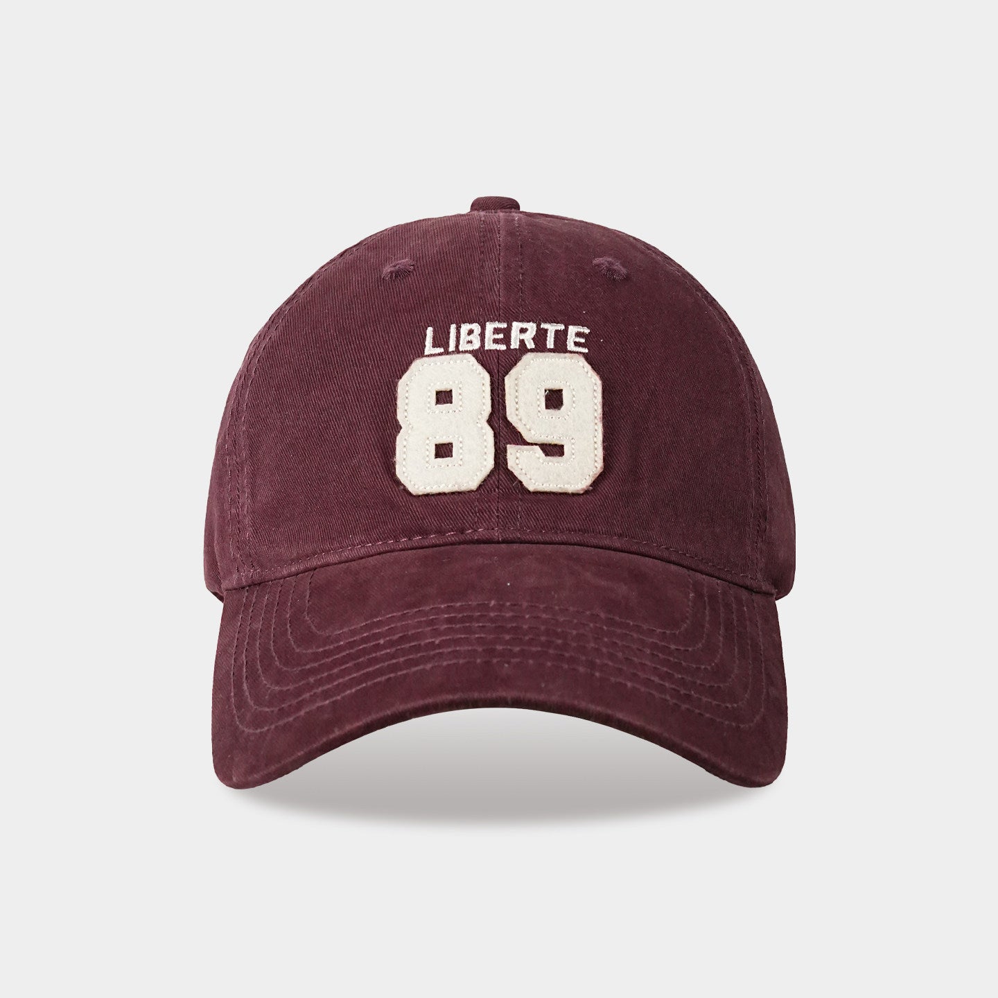 Color block embroidered baseball cap