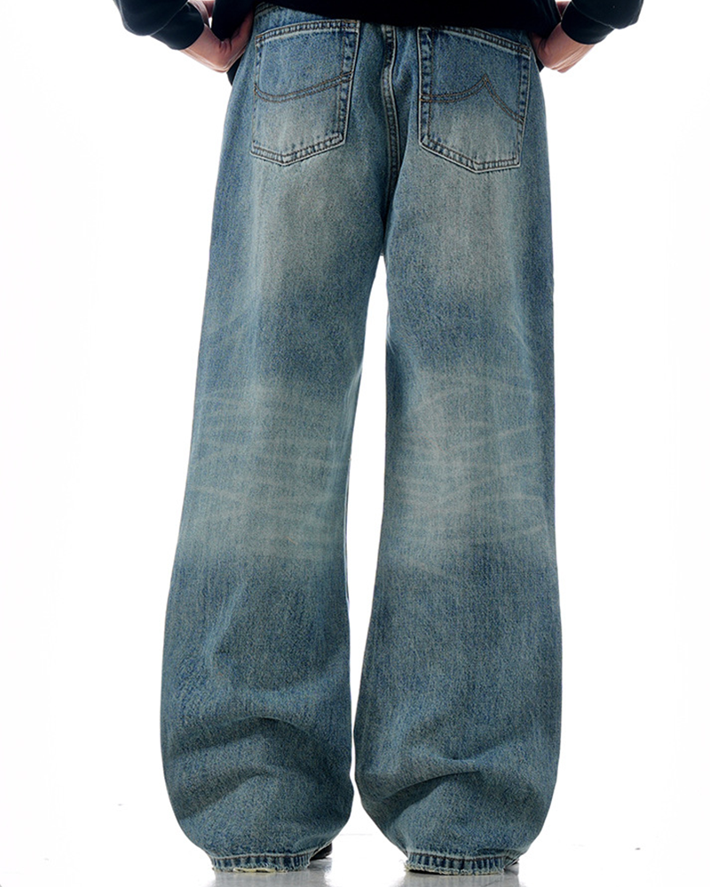 Retro casual trousers