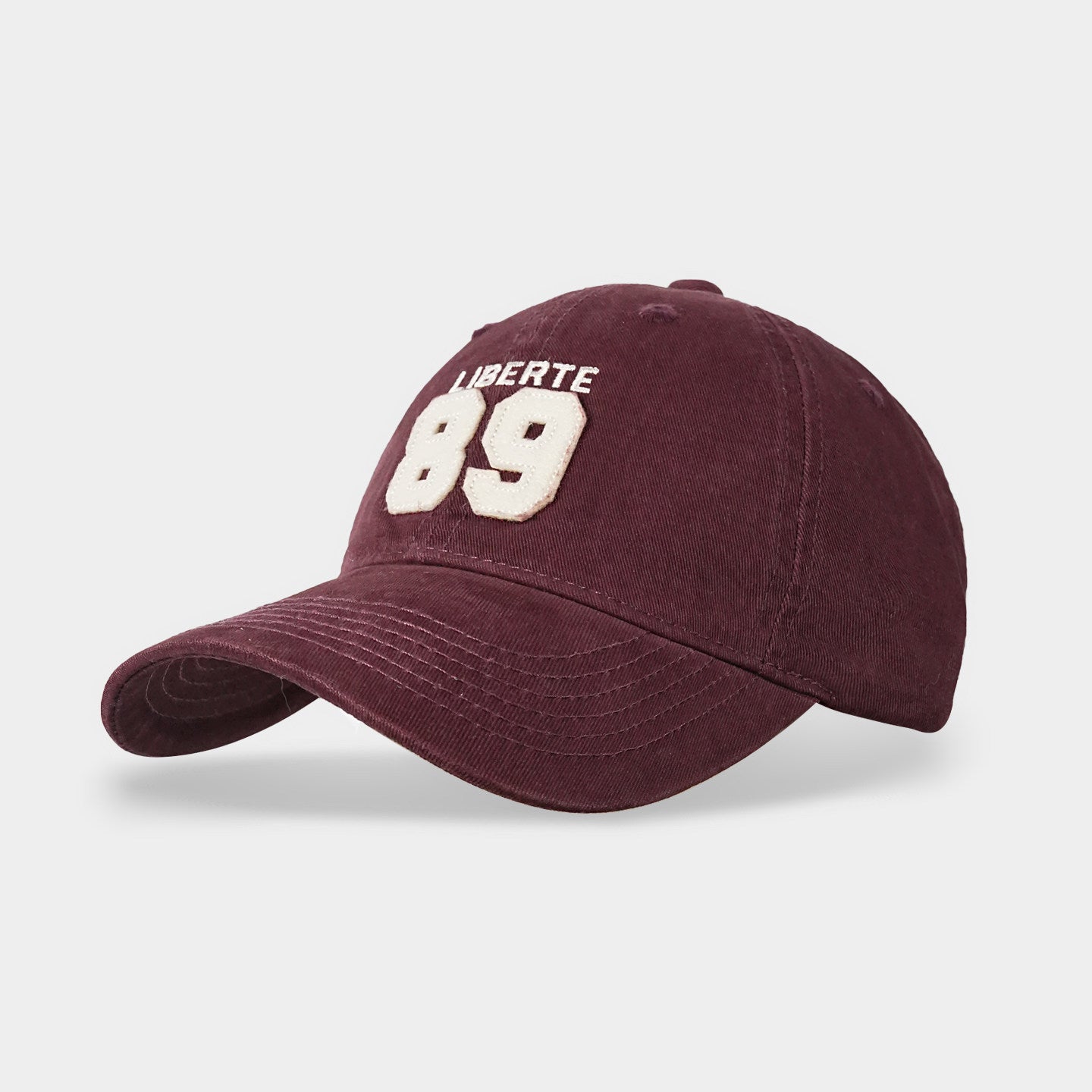 Color block embroidered baseball cap