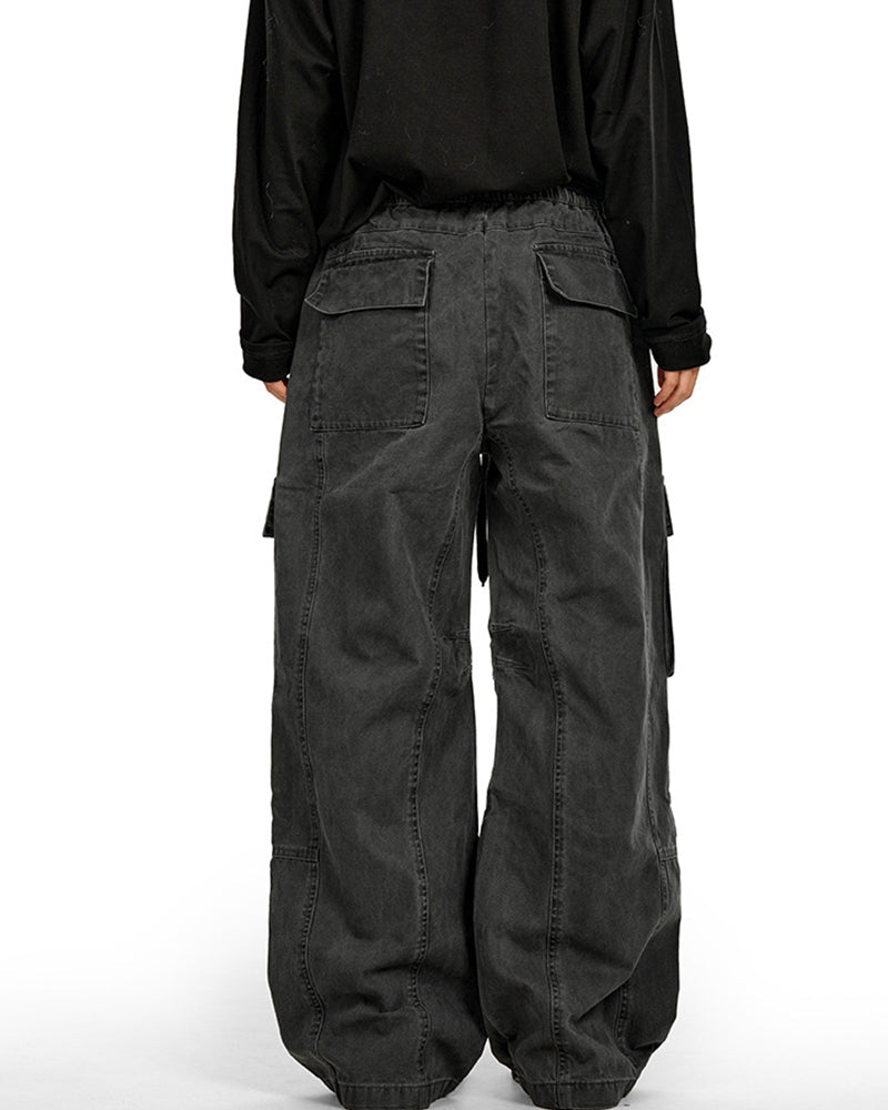 Retro cargo trousers