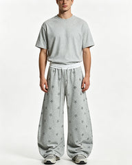 Star-print sweatpants