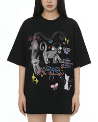 Retro casual short sleeves