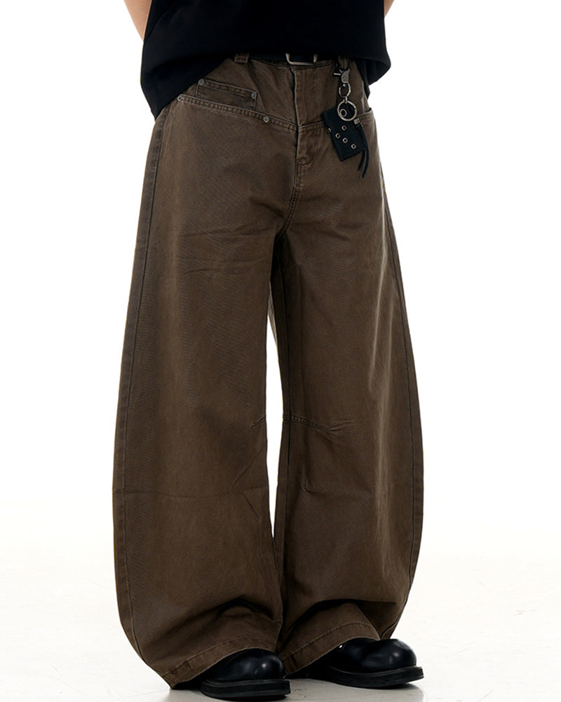 Casual distressed trousers