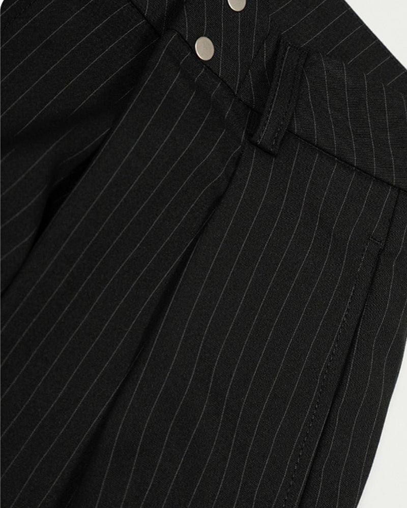 Striped casual trousers