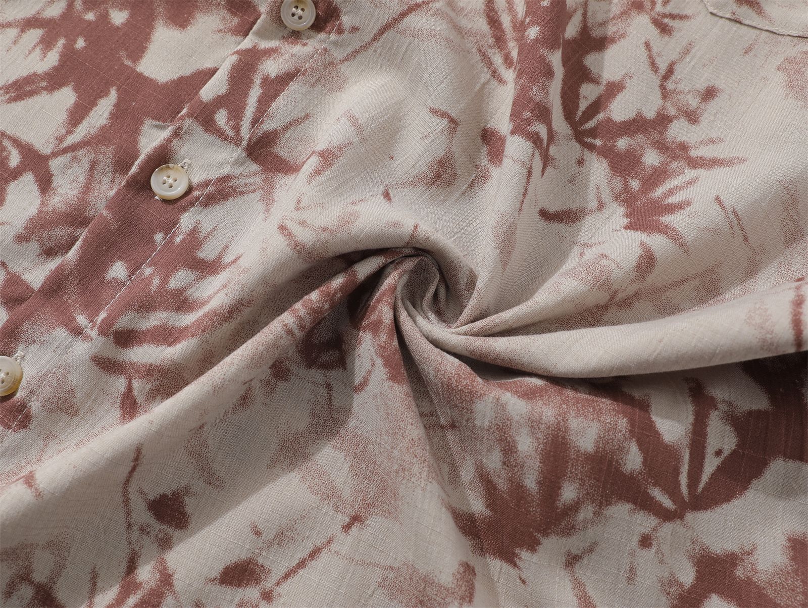 Vintage tie-dye short-sleeved shirt