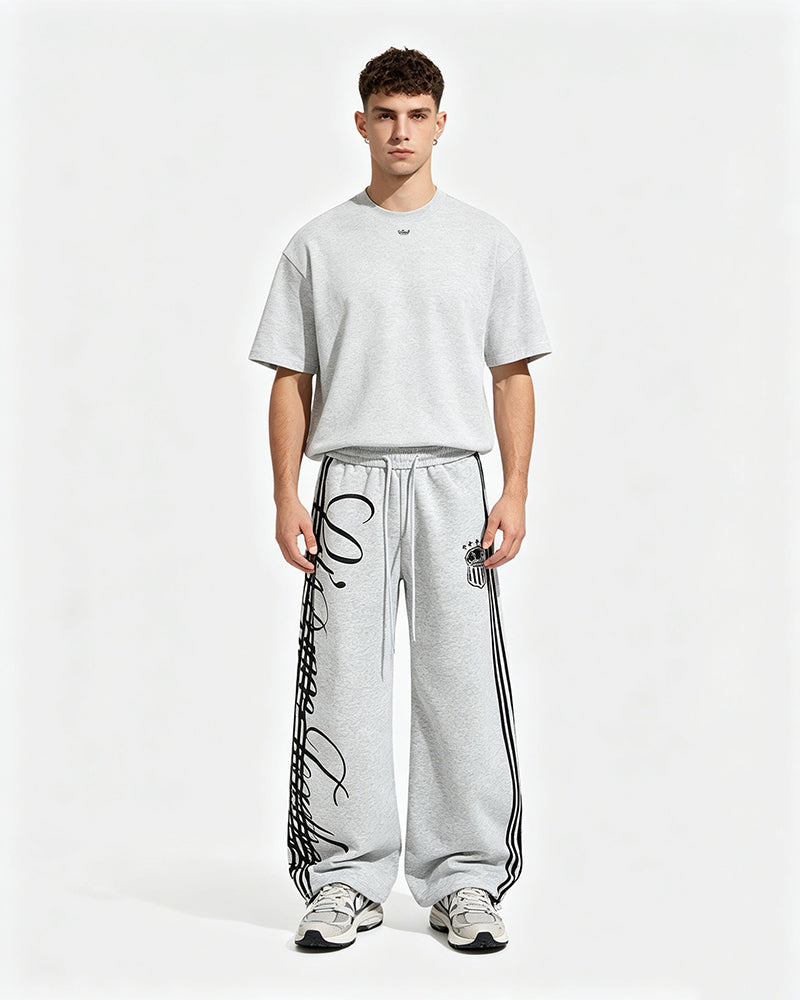 Retro Wide-Leg Casual Pants