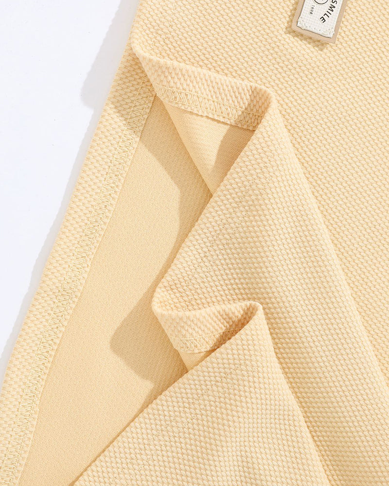 Vintage detachable tie short sleeves